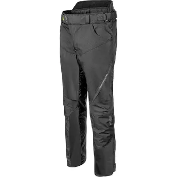 Moto kalhoty STELVIO LIGHT HT2L305MB pánské černé textilní moto kalhoty HEVIK - 4XL