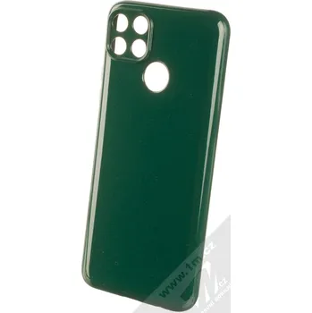 Pouzdro na mobilní telefon 1Mcz Jelly Skinny TPU ochranný kryt pro Realme 7i, Narzo 30A tmavě zelená (forest green)