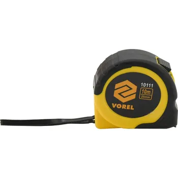 metr Metr svinovací 10 m x 25 mm žluto - černý Vorel TO-10111
