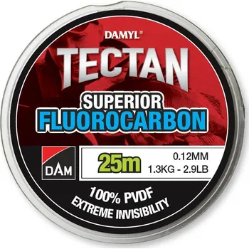 Dam Vlasec Damyl Tectan Superior Fluorocarbon 25 m Průměr-Nosnost: 0,28mm / 5.4kg - 11.9Ib