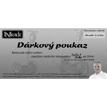 Herní konzole Dárkový poukaz - zapůjčení osobního transportéru na 30 min