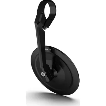 Zrcátko pro motocykl Zrcátko na konec řidítek Highsider "Montana SLIM", černé matné