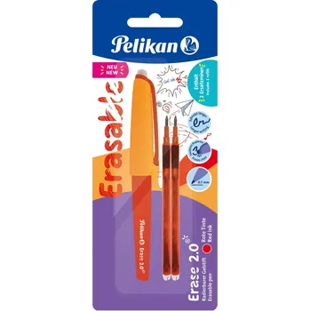Pelikan Erase 2.0 gumovací pero 0,7 mm + 2 náhradní náplně