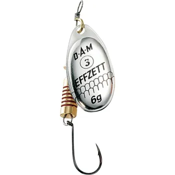 Umělá nástraha DAM EFFZETT rotační třpytka Einfachh - Silver Velikost: 2, váha 4g