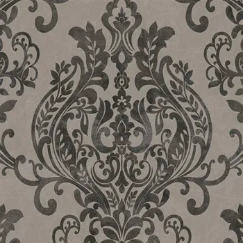 Tapeta Vliesové tapety zámecký vzor hnědý na hnědém podkladu 37681-3