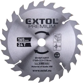 Pilový kotouč Extol Premium 8891822A 165 mm
