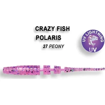Umělá nástraha Crazy Fish gumová nástraha Polaris 5.4cm - Peony