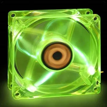 PC ventilátor Revoltec Lüfter "Dark Green", 120x120x25 mm, 4 x grüne LED