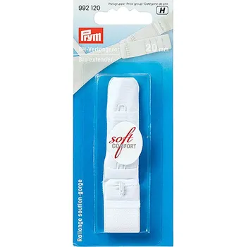 Prodlužovač na podprsenku bílý 1x3, šíře 20 mm