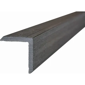 Terasové prkno Ukončovací lišta WPC (graphit/grafit)