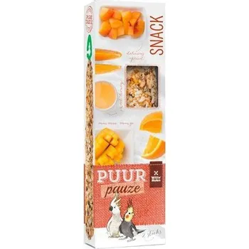 Krmivo pro ptáka PUUR pauze pták - tyčinky stř. papoušek, ovoce 140 g