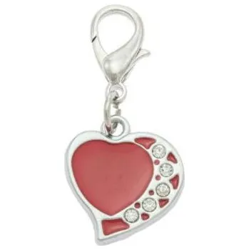 Přívěsek DOMI Přívěsek srdíčko LKP 2 Červená