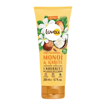 LOVEA Après-shampooing Monoï & Karité Kondicionér pro suché a poškozené vlasy, 200 ml