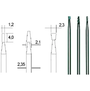 Sada nářadí Proxxon 28752 - Tvrdokovové frézy, mikrofrézky - sada 3ks