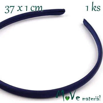 Čelenka jednoduchá potažená modrá/10mm