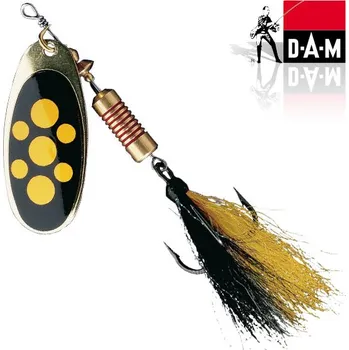 Umělá nástraha DAM EFFZETT Rotační třpytka Standard Dressed - Blacky Velikost: 3, váha 6g