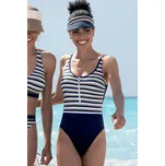 Plavky jednodílné ANTIGEL (EBB9575-21), Barva tmavě modrá, Velikost 70B