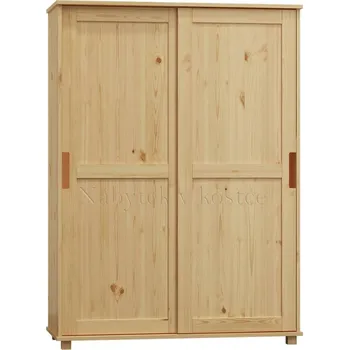 Komoda Skříň z masivu FELIX š. 90 cm kombinovaná Barevné provedení: Olše