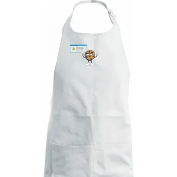 Kuchyňská zástěra Smazat cookies - Dámská zástěra na vaření - Univerzální velikost ( Bílá )