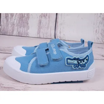 Chlapecké tenisky D.D.step Plátěnky tenisky D.D. step CSB-449 modré s krokodýlem velikost: 31