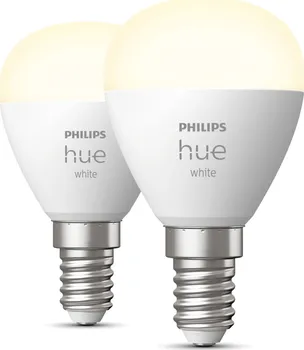 Žárovka Philips Hue White E14 5,7W 470lm 2700K 2 ks