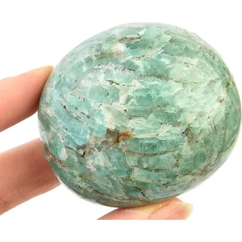 Přírodní kámen Amazonit leštěný kámen (156g)