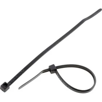 Stahovací páska Pásek stahovací standard 150x3.5mm černý 100ks