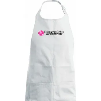 Kuchyňská zástěra Nejsem pro každého, tak se pakuj vole! - Dámská zástěra na vaření - Univerzální velikost ( Bílá )