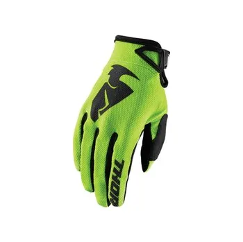 Moto rukavice Dětské Mx Rukavice Thor Sector Green, Velikost L