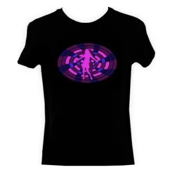 Pánské tričko PRIME tričko - svítící, reagující na zvuk L