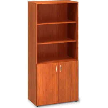 Šatní skříň Kancelářská skříň Pro Office 80x47x178 cm 2M dveře dole Barva: Třešeň + doprava ZDARMA