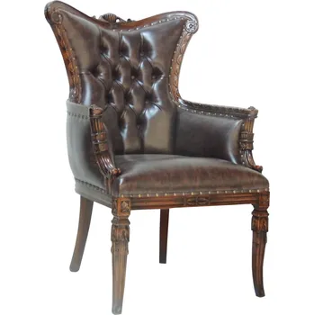 Křeslo Křeslo, kancelářské křeslo vyřezávané - coral