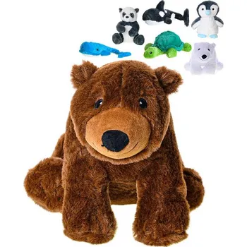 plyšák PLYŠ Ecobuddies zvířátko 25cm 7 druhů (plyšová hračka)