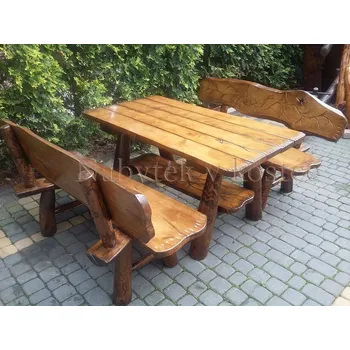 Zahradní sestava Zahradní nábytek RAB 180 cm Barevné provedení: Bezbarvý nátěr