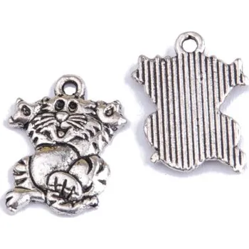 Přívěsek Přívěsek KOČKA 13x17mm 2ks