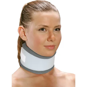 NT-BAC PLUS Qmed Měkký krční límec s odnímatelnou výztuhou - typ Florida, šedá barva Velikost: 2