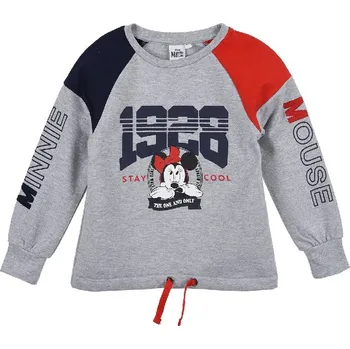 Dívčí mikina Šedá dívčí sportovní mikina Minnie Mouse Velikost: 128