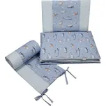 Bavlněné povlečení do postýlky Eko Helicopter