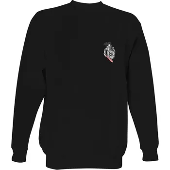 Pánská mikina Mikina bez kapuce Unisex s potiskem BB Knight #4 - Black pánské