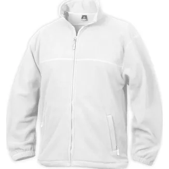 Pánská mikina Mikina fleece bílá Velikost: S