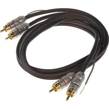 Auto elektroinstalace KUERL BLACK MID CINCH kabel 1m
