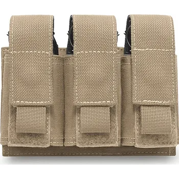 Airsoft Warrior Assault Systems WAS sumka na 3 granáty 40 mm, VELCRO chlopeň - Coyote