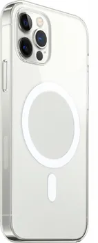Pouzdro na mobilní telefon Swissten Clear Jelly MagStick pro Apple iPhone 12 Pro/12 transparentní