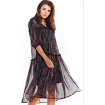 Awama 139549 černé s květy L/XL