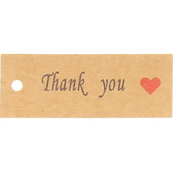 Papírový štítek Handmade obdelník 4