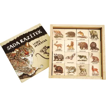 Hračka pro nejmenší Razítka lesní svět - lesní zvířátka