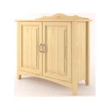 Šatní skříň Skříň Castello Borovice rozměr so-drew 80x82/96x42 povrchová úprava so -drew Bělený