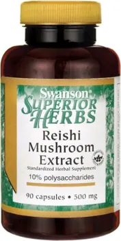 Přírodní produkt Swanson Reishi Mushroom Extract 500 mg 90 cps.