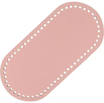 Dno na kabelku z eko kůže Ideal 12x25cm růžové