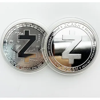 Přívěsek Mince Zcash Stříbrná